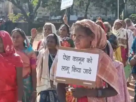 रायगढ़ में NTPC के खिलाफ ग्रामीणों का बड़ा प्रदर्शन, 23 दिन से जारी आंदोलन