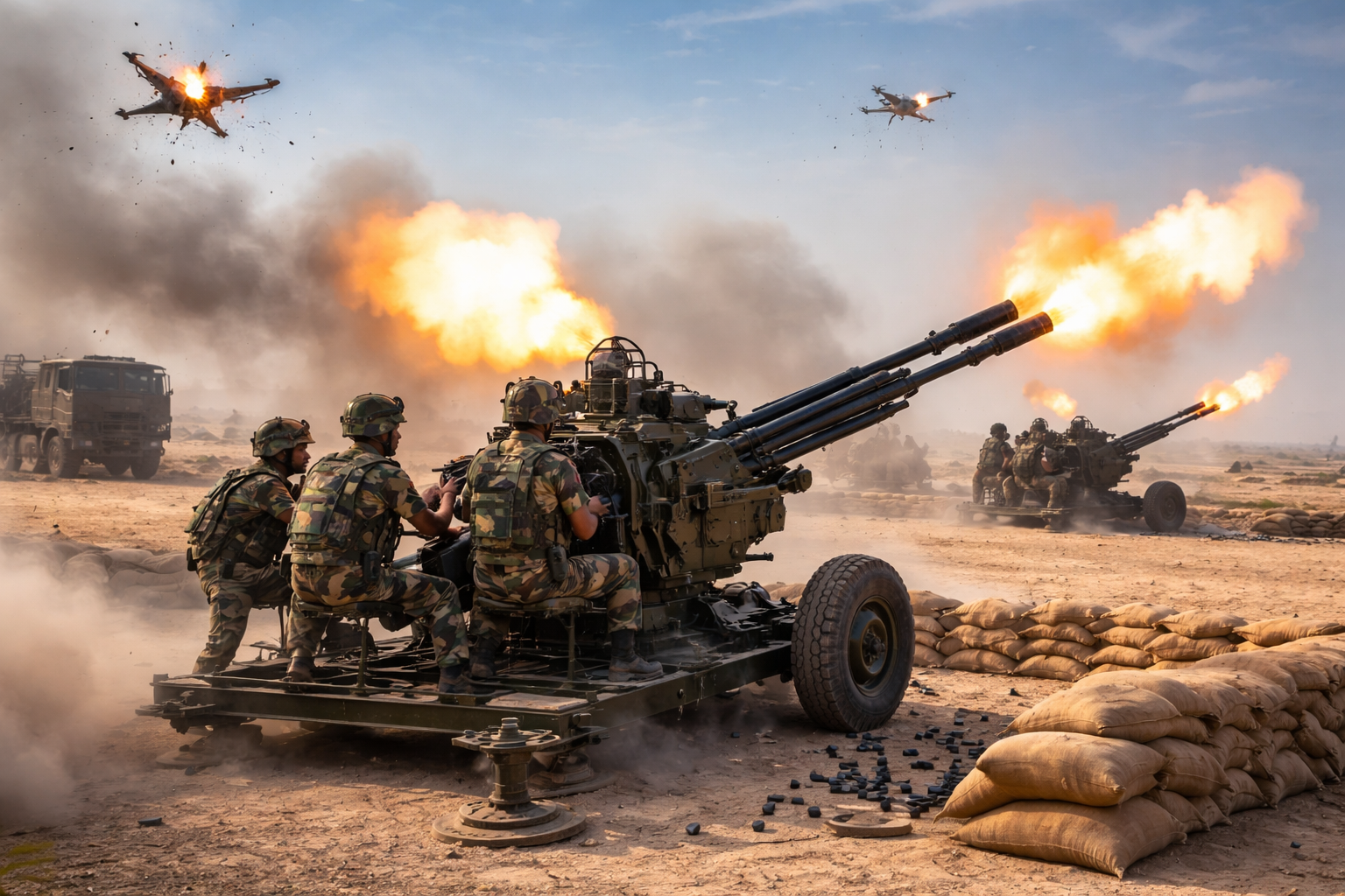 हवाई हमलों से निपटने की तैयारी, पोकरण रेंज में भारतीय सेना का बड़ा अभ्यास