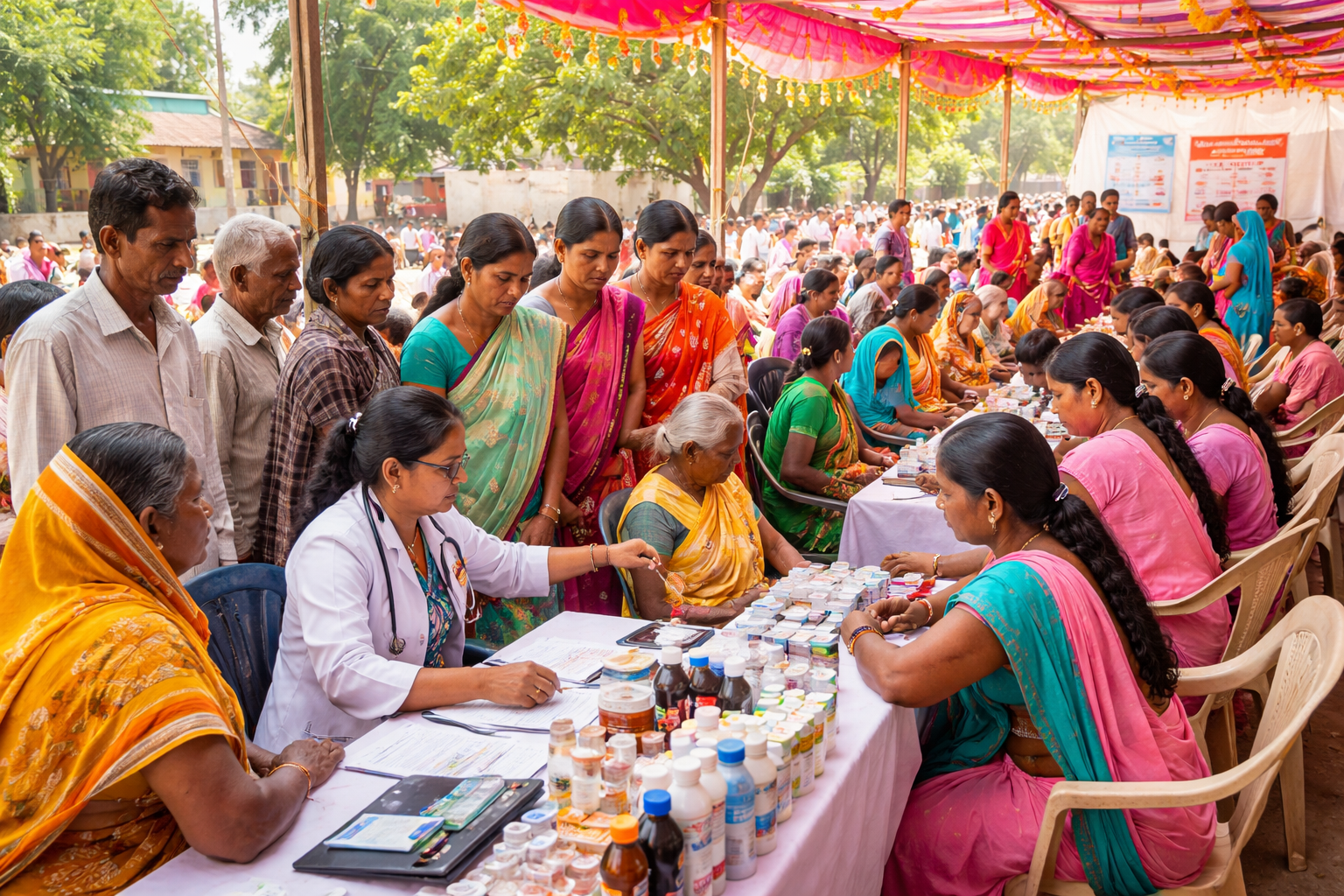 विश्व स्वास्थ्य दिवस पर मोहला में बड़ा अभियान, गांव-गांव पहुंचे स्वास्थ्य शिविर