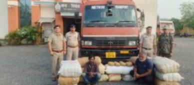 ओडिशा से मुंबई जा रहा था गांजा, NH-53 पर ट्रक पकड़कर बड़ा खुलासा