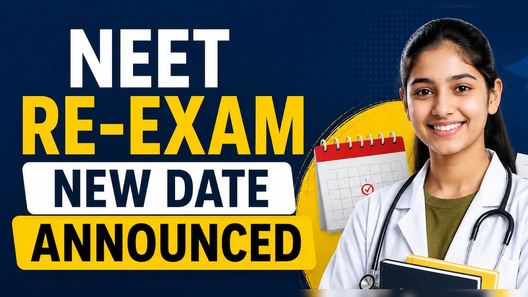 NEET UG Re-Exam 2026 की नई तारीख घोषित, इस दिन फिर होगी परीक्षा