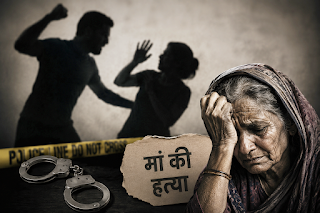 मां की ममता पर भारी पड़ा गुस्सा: घरेलू विवाद में बेटे ने ली मां की जान