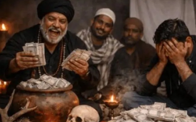 तंत्र-मंत्र के नाम पर 35 लाख की ठगी, भाई की मौत का राज बताने का झांसा देकर बनाया शिकार