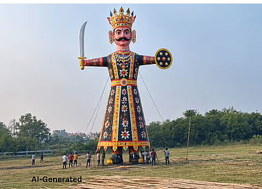 रायपुर में दशहरे पर 101 फीट के रावण का होगा दहन, WRS मैदान में उमड़ सकती है 5 लाख लोगों की भीड़
